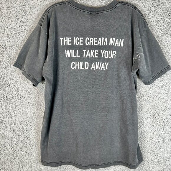 DEVOUR Brutal Death Metal 90s T Shirt Large "Ice Cream Man Will Take  your child - Picture 2 of 6